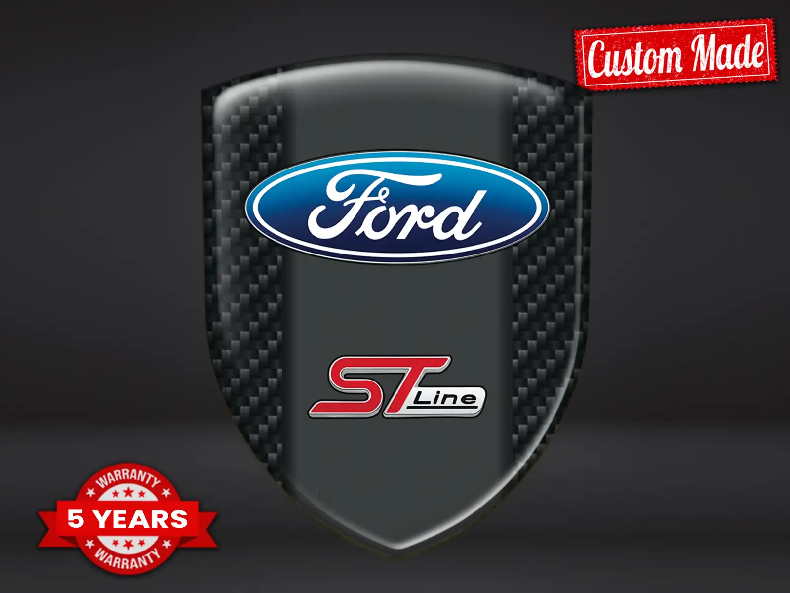 Ford Silikonabzeichen Auto Hochwertig Professionell Robust